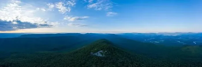 Framed Print : An aerial panorama of Duncan Knob and the Massanutten Range Framed Print : An aerial panorama of Duncan Knob and the Massanutten Range