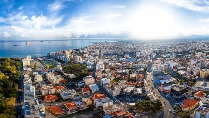 Framed Print : Aerial panorama of Limassol downtown. Cyprus Framed Print : Aerial panorama of Limassol downtown. Cyprus