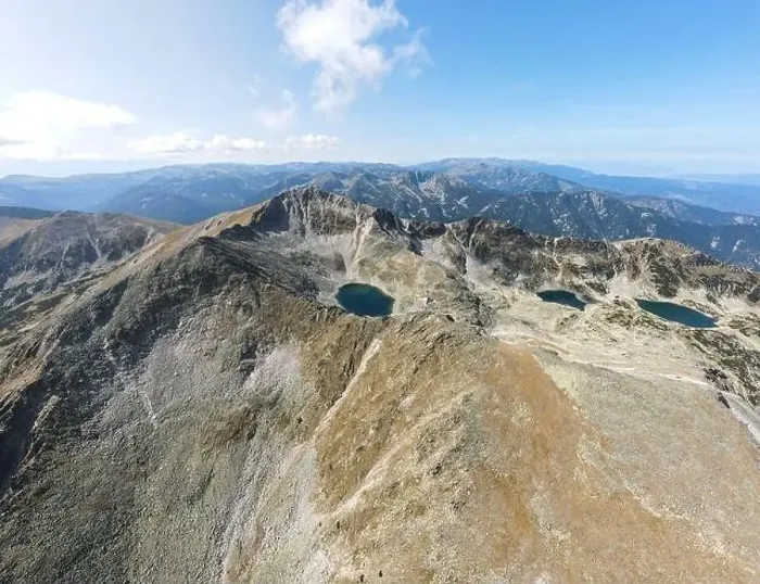 Framed Print : Aerial panorama of Musala peak, Rila mountain, Bulgaria Framed Print : Aerial panorama of Musala peak, Rila mountain, Bulgaria