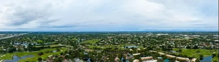 Framed Print : Aerial panorama of neighborhoods in Plantation Florida USA Framed Print : Aerial panorama of neighborhoods in Plantation Florida USA
