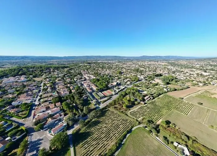 Framed Print : Aerial Panorama of Pertuis under a Summer Blue Sky: A Quintessential City in Provence-Alpes-Côte d'Azur Framed Print : Aerial Panorama of Pertuis under a Summer Blue Sky: A Quintessential City in Provence-Alpes-Côte d'Azur
