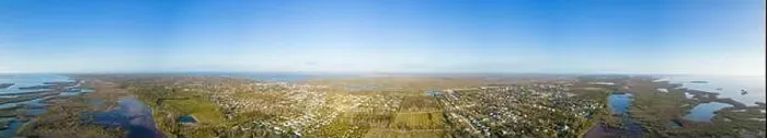 Framed Print : Aerial panorama Pine Island Florida after Hurricane Ian recovery monts later Framed Print : Aerial panorama Pine Island Florida after Hurricane Ian recovery monts later