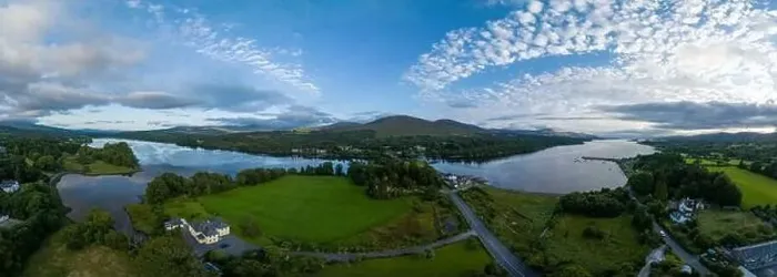 Framed Print : Aerial panorama view of Kenmare Bay at the entrance of the Ring of Kerry in Ireland Framed Print : Aerial panorama view of Kenmare Bay at the entrance of the Ring of Kerry in Ireland