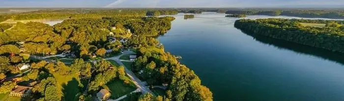 Framed Print : Aerial panorama view of lakefront and lake view homes Framed Print : Aerial panorama view of lakefront and lake view homes