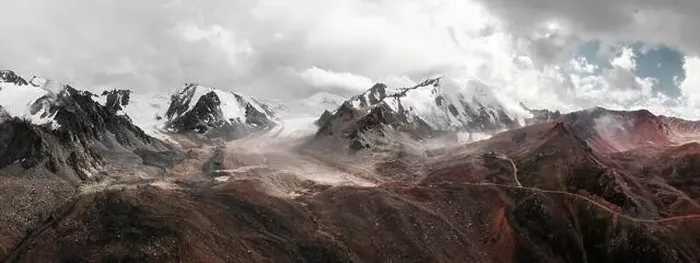 Framed Print : Aerial panorama view of the mountain valley in Tien Shan mountains in Almaty Kazakhstan. Picture taken by drone Framed Print : Aerial panorama view of the mountain valley in Tien Shan mountains in Almaty Kazakhstan. Picture taken by drone