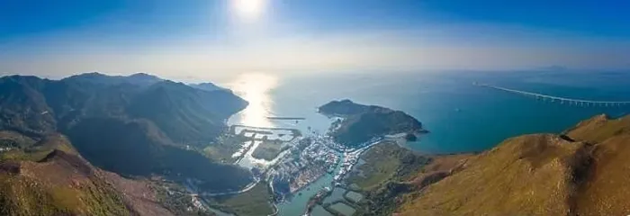 Framed Print : Aerial Panorama view of Tai O, the famous travel destination in Hong Kong, daytime, outdoor Framed Print : Aerial Panorama view of Tai O, the famous travel destination in Hong Kong, daytime, outdoor