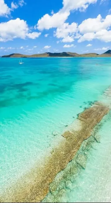 Framed Print : Aerial panoramic by drone of the transparent water of Caribbean Sea, Antilles, West Indies, Caribbean, Central America Framed Print : Aerial panoramic by drone of the transparent water of Caribbean Sea, Antilles, West Indies, Caribbean, Central America