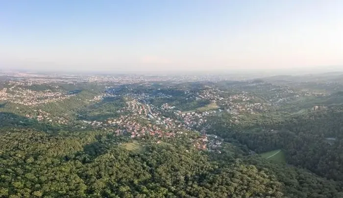 Framed Print : Aerial panoramic drone view of Zagreb upper town near Medvednica mountain Framed Print : Aerial panoramic drone view of Zagreb upper town near Medvednica mountain