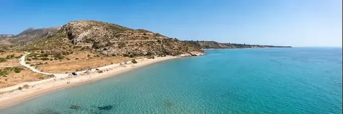 Framed Print : Aerial panoramic landscape view of a beach (Paralia Katelios) on the south coast of Kefalonia, Ionian Islands, Greece Framed Print : Aerial panoramic landscape view of a beach (Paralia Katelios) on the south coast of Kefalonia, Ionian Islands, Greece