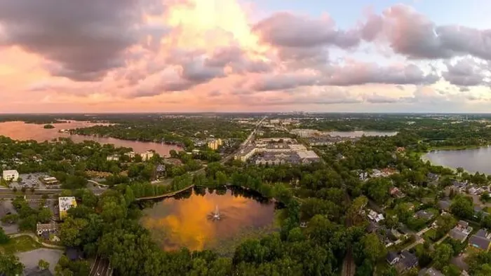Framed Print : Aerial panoramic photograph of Maitland Framed Print : Aerial panoramic photograph of Maitland