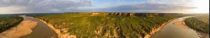 Framed Print : An aerial panoramic of the stunning Chilojo cliffs in Zimbabwe's Gonarezhou National park Framed Print : An aerial panoramic of the stunning Chilojo cliffs in Zimbabwe's Gonarezhou National park