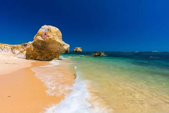 Framed Print : Aerial panoramic view of amazing Praia dos Paradinha beach, Albufeira, Algarve, Portugal Framed Print : Aerial panoramic view of amazing Praia dos Paradinha beach, Albufeira, Algarve, Portugal