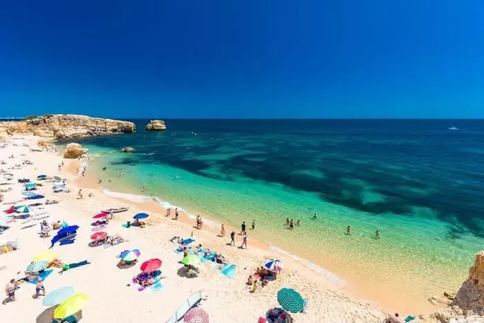 Framed Print : Aerial panoramic view of amazing Praia dos Paradinha beach, Albufeira, Algarve, Portugal Framed Print : Aerial panoramic view of amazing Praia dos Paradinha beach, Albufeira, Algarve, Portugal