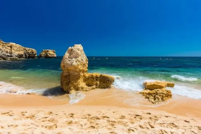 Framed Print : Aerial panoramic view of amazing Praia dos Paradinha beach, Albufeira, Algarve, Portugal Framed Print : Aerial panoramic view of amazing Praia dos Paradinha beach, Albufeira, Algarve, Portugal