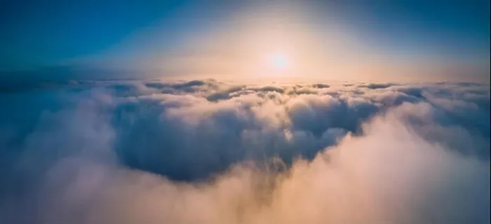 Framed Print : Aerial panoramic view of fog at Autumn, Lithuania Framed Print : Aerial panoramic view of fog at Autumn, Lithuania