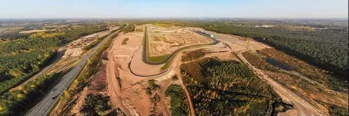 Framed Print : Aerial panoramic view of the race track in Finland Framed Print : Aerial panoramic view of the race track in Finland