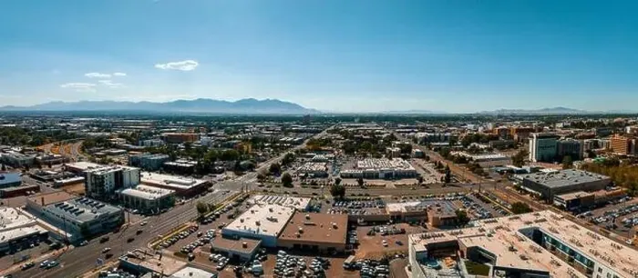 Framed Print : Aerial panoramic view of the Salt Lake City skyline Utah Framed Print : Aerial panoramic view of the Salt Lake City skyline Utah
