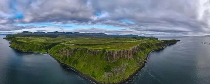Framed Print : Aerial panoramic view of the scotish highlands Isle of Skye in northern Scotland Hebrides Islands Framed Print : Aerial panoramic view of the scotish highlands Isle of Skye in northern Scotland Hebrides Islands