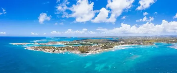Framed Print : Aerial panoramicby drone of Long Bay Framed Print : Aerial panoramicby drone of Long Bay