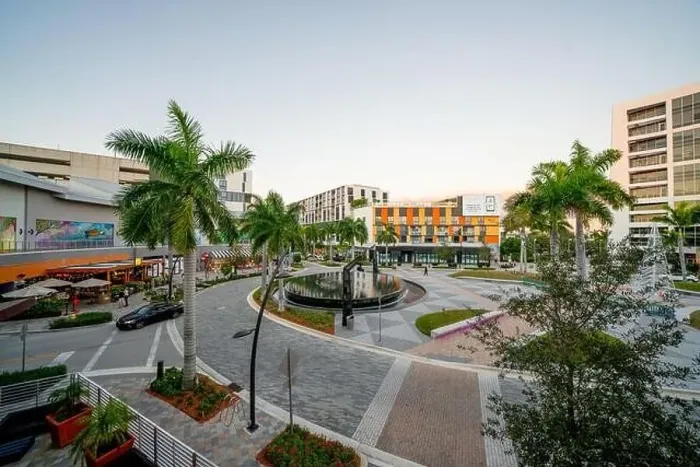 Framed Print : Aerial photo City Place Miami Doral Framed Print : Aerial photo City Place Miami Doral