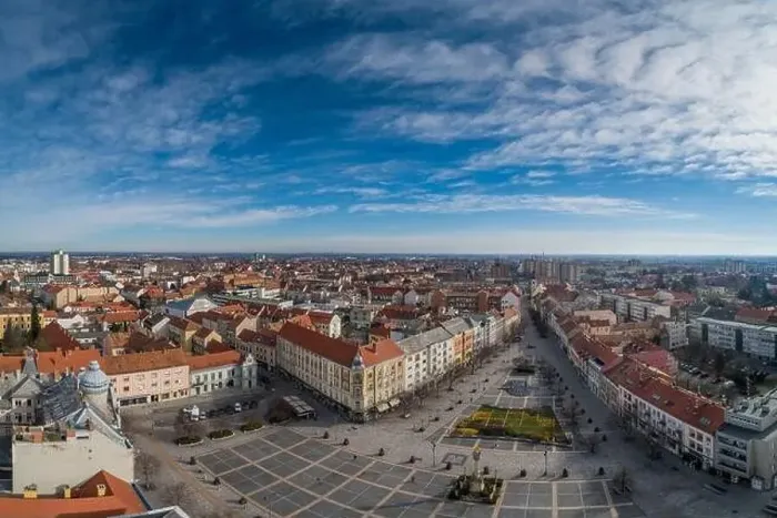 Framed Print : Aerial photo, Main Square of Szombathely Hungary Framed Print : Aerial photo, Main Square of Szombathely Hungary