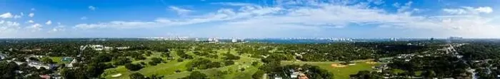 Framed Print : Aerial photo Miami Shores Florida panorama beautiful vibrant day Framed Print : Aerial photo Miami Shores Florida panorama beautiful vibrant day