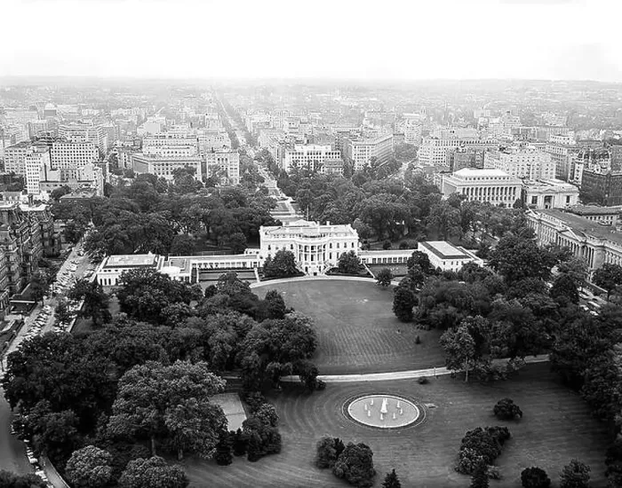 Framed Print : Aerial photo of Washington, D.C Framed Print : Aerial photo of Washington, D.C