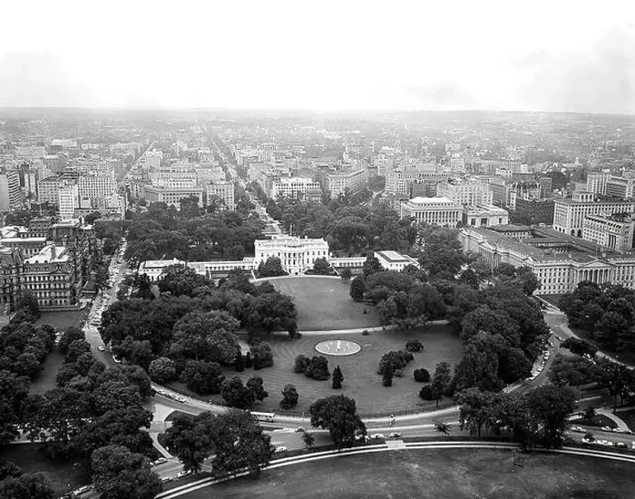 Framed Print : Aerial photo of Washington, D.C Framed Print : Aerial photo of Washington, D.C