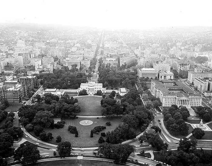 Framed Print : Aerial photo of Washington, D.C Framed Print : Aerial photo of Washington, D.C