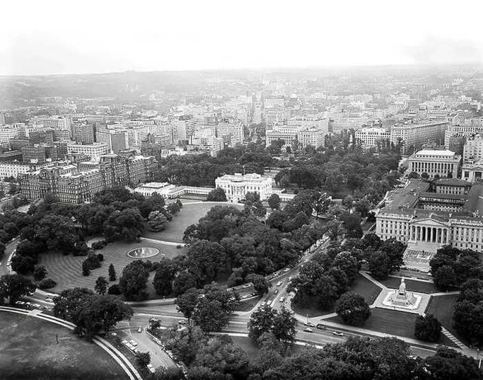Framed Print : Aerial photo of Washington, D.C Framed Print : Aerial photo of Washington, D.C