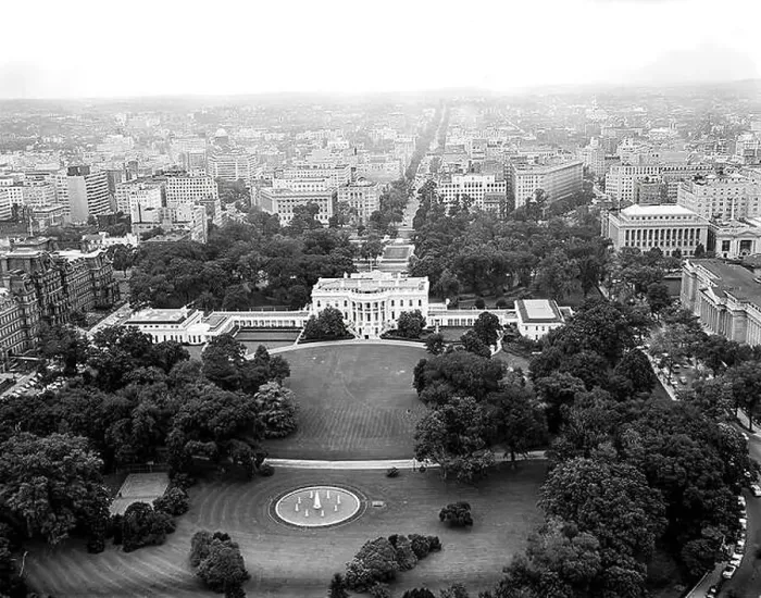 Framed Print : Aerial photo of Washington, D.C Framed Print : Aerial photo of Washington, D.C