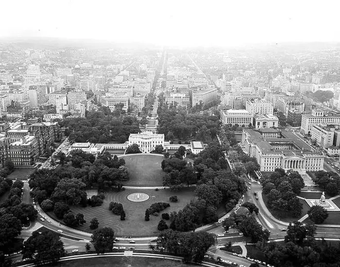 Framed Print : Aerial photo of Washington, D.C Framed Print : Aerial photo of Washington, D.C