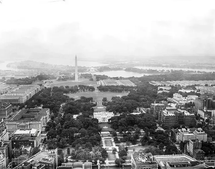 Framed Print : Aerial photo of Washington, D.C Framed Print : Aerial photo of Washington, D.C