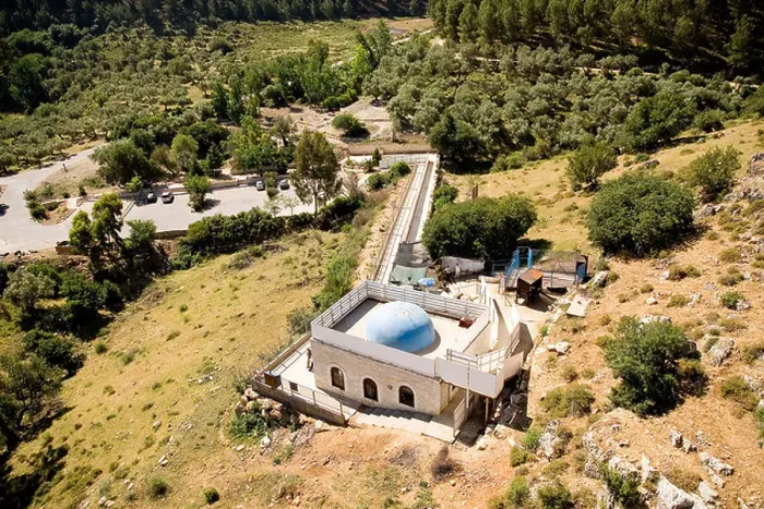 Framed Print : Aerial photograph of a tombs of the just in mount Miron in the Upper Galilee Framed Print : Aerial photograph of a tombs of the just in mount Miron in the Upper Galilee