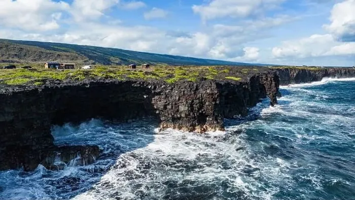 Framed Print : Aerial photography the coast of Big Island, Hawaii Framed Print : Aerial photography the coast of Big Island, Hawaii