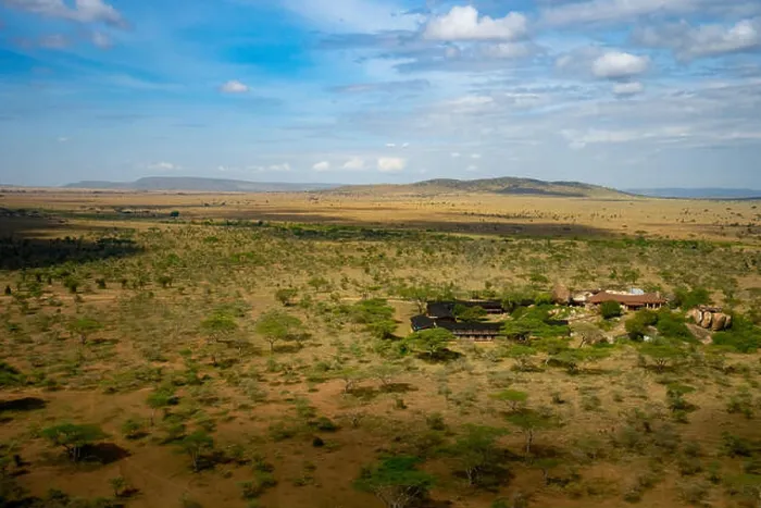 Framed Print : aerial photography of the grassland in Serengeti National Park, Tanzania Framed Print : aerial photography of the grassland in Serengeti National Park, Tanzania