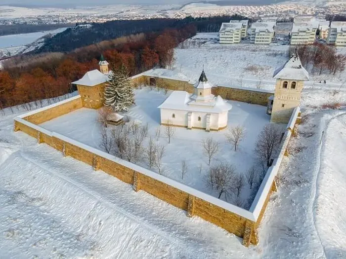 Framed Print : Aerial photography of Zamca monastery Framed Print : Aerial photography of Zamca monastery