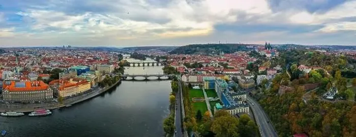 Framed Print : Aerial Prague panoramic drone view of the city of Prague at the Old Town Square Framed Print : Aerial Prague panoramic drone view of the city of Prague at the Old Town Square