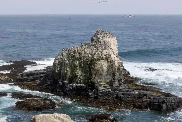 Framed Print : Aerial shot of the scenic birds rock at Punta de Lobos at Pichilemu, Chile Framed Print : Aerial shot of the scenic birds rock at Punta de Lobos at Pichilemu, Chile