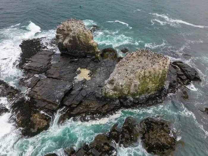 Framed Print : Aerial shot of the scenic birds rock at Punta de Lobos at Pichilemu, Chile Framed Print : Aerial shot of the scenic birds rock at Punta de Lobos at Pichilemu, Chile