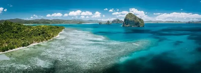 Framed Print : Aerial stunning panorama of turquoise sea water Framed Print : Aerial stunning panorama of turquoise sea water