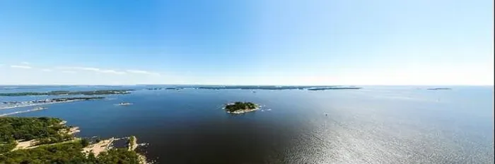 Framed Print : Aerial summer view of the Gulf of Finland, Baltic Sea, Kotka, Finland Framed Print : Aerial summer view of the Gulf of Finland, Baltic Sea, Kotka, Finland