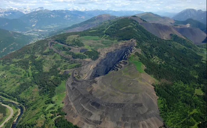 Framed Print : aerial, Teck Coal mine, Sparwood, BC Framed Print : aerial, Teck Coal mine, Sparwood, BC