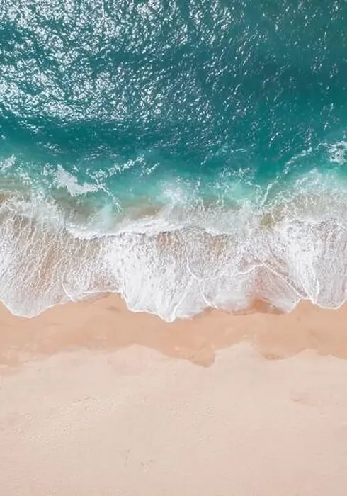 Framed Print : Aerial Topdown Sand Beach Photo Framed Print : Aerial Topdown Sand Beach Photo