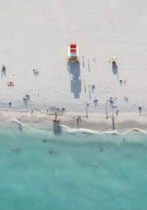 Framed Print : Aerial Topdown Sand Beach Photo Framed Print : Aerial Topdown Sand Beach Photo