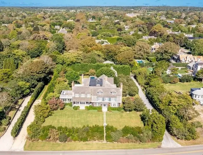 Framed Print : Aerial view of 354 Bluff Road in Amagansett, NY Framed Print : Aerial view of 354 Bluff Road in Amagansett, NY
