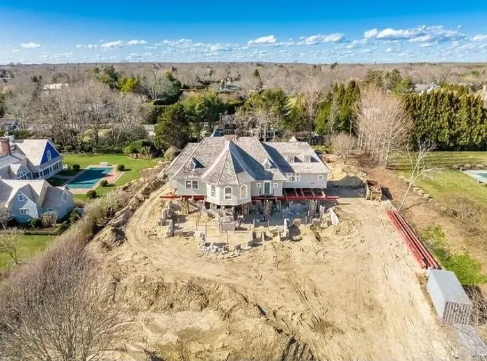 Framed Print : Aerial view of 9 Hither Lane, East Hampton, NY Framed Print : Aerial view of 9 Hither Lane, East Hampton, NY