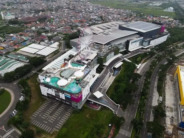 Framed Print : Aerial view of AEON MALL Jakarta Garden City Framed Print : Aerial view of AEON MALL Jakarta Garden City