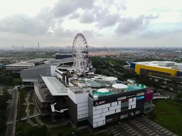 Framed Print : Aerial view of AEON MALL Jakarta Garden City Framed Print : Aerial view of AEON MALL Jakarta Garden City