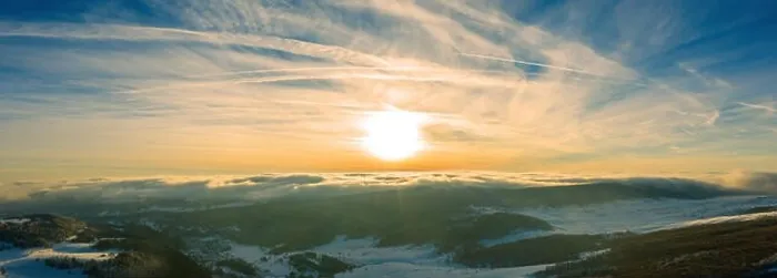 Framed Print : Aerial view. Aerial drone view of a winter landscape. Snow covered forest. Dramatic gold sunset sky Framed Print : Aerial view. Aerial drone view of a winter landscape. Snow covered forest. Dramatic gold sunset sky